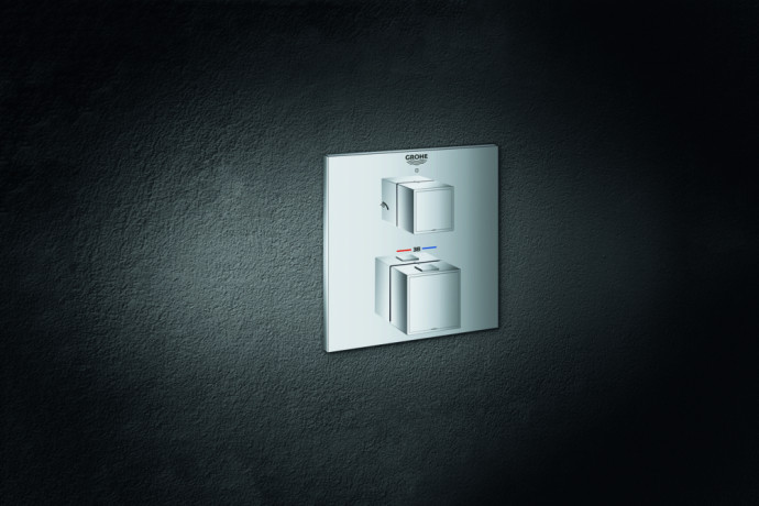 Термостат прихованого монтажу на 2 споживача Grohe Grohtherm Cube (24154000)