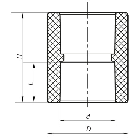 З'єднувальна муфта 50 PPR Koer K0005.PRO (KP0007)