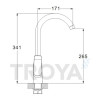 Змішувач для кухні ZEGOR (TROYA) FOB4-A134