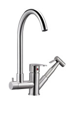 Змішувач для кухні з доп.витяжною лійкою SOLONE JAT18-A094