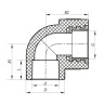 Кут ВР 20x1/2F PPR Koer K0113.PRO (KP0135)