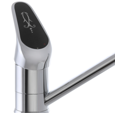 Смеситель для кухни Haiba MAGIC 004 с черной ручкой HB0687