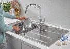 Мийка для кухні із нержавіючої сталі Grohe K400 (31566SD0)