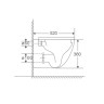 Унітаз підвісний Mixxus Premium Ellipse-0303-R Black 520x365x360mm, система змиву RIMLESS (MP6464)