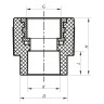 З'єднувальна муфта ВР 25x3/4F PPR Koer K0088.PRO (KP0106)