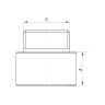 Подовжувач 1/2" 20мм (хром) KOER KF.E06-20.CHR (KF0094)