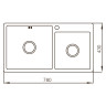 Мийка Mixxus MX7843-220x1.0-PVD-Black (MX0565)