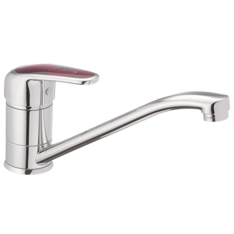 Смеситель для кухни HAIBA MAGIC 555 ГАЙКА RED HB0669