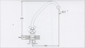 Смеситель для кухни ZEGOR (TROYA) DFR4-A722
