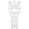 Євроконус Koer KR.1152 - 3/4”x16 (KR3182)
