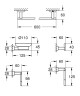 Набір аксесуарів 5 в 1 Grohe Essentials Cube New (40758001)