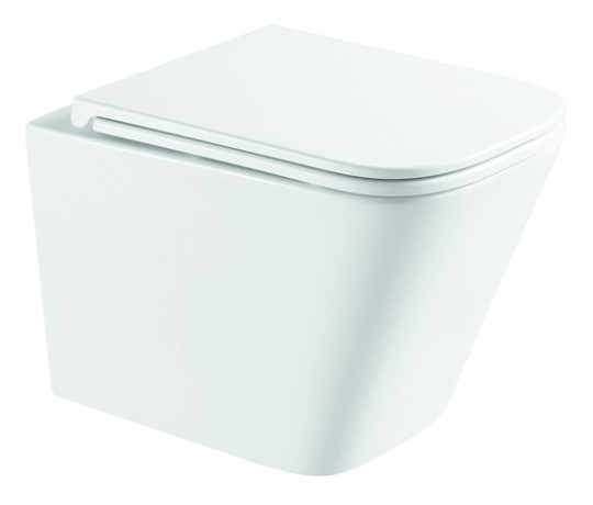 Унітаз підвісний Mixxus Premium Quadro-0302-R 530x360x365mm, система змиву Rimless (MP6454)