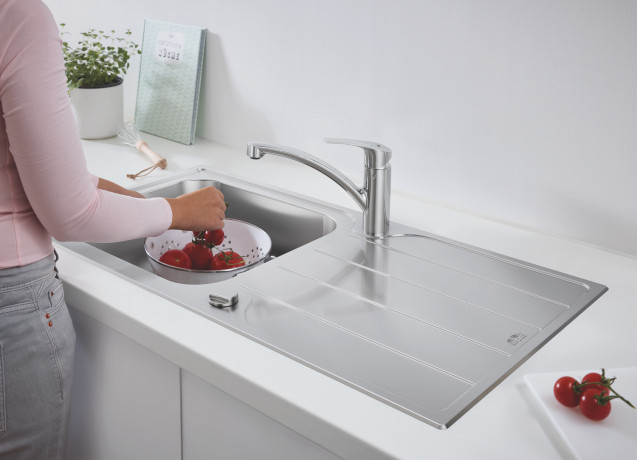 Мийка для кухні із нержавіючої сталі Grohe K500 (31563SD1)