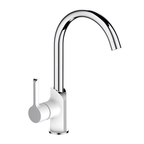 Смеситель для кухни MIXXUS PREMIUM EDEM 017 (БЕЛЫЙ) (MI5844)