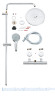 Душова система з термостатом для душа Grohe Euphoria System (27296002)