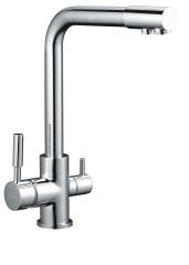 Змішувач для кухонного миття та фільтрованої питної води ZEGOR (TROYA) SAF18-A092