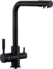 Змішувач для кухонного миття та фільтрованої питної води ZEGOR (TROYA) SAF18-A092KB