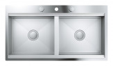 Мийка кухонна Grohe EX Sink K800 Подвійна (120 cm) (31585SD0)