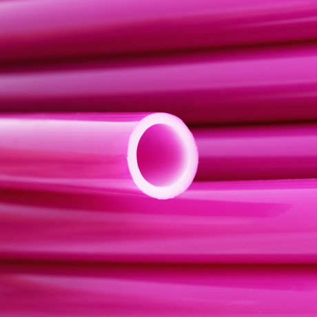 Труба для теплої підлоги з кисневим бар'єром Koer PEX-B EVOH 16 * 2,0 (pink) (400 м) (KR2852)