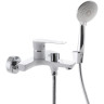 Смеситель для ванны с короткий излив MIXXUS PREMIUM EVA 009 EURO White (MI5811)