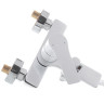 Смеситель для ванны с короткий излив MIXXUS PREMIUM EVA 009 EURO White (MI5811)