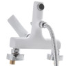 Смеситель для ванны с короткий излив MIXXUS PREMIUM EVA 009 EURO White (MI5811)