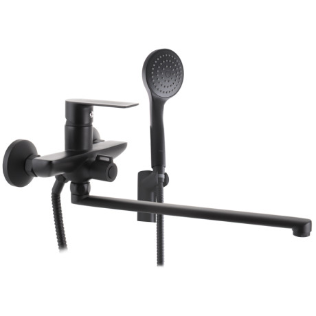 Смеситель для ванны HAIBA ALEX 006 EURO Black (HB3925)