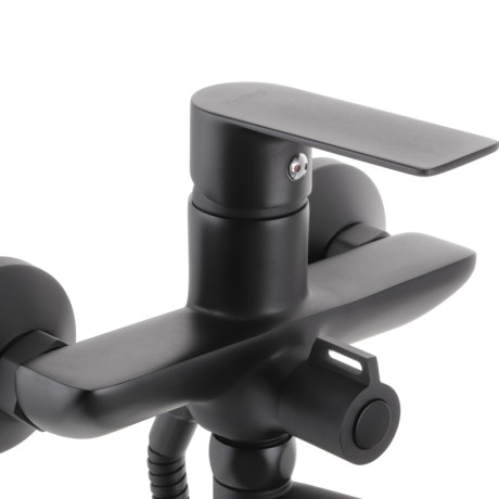 Смеситель для ванны HAIBA ALEX 006 EURO Black (HB3925)