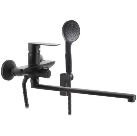 Смеситель для ванны HAIBA ALEX 006 EURO Black (HB3925)