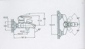 Смеситель для ванны с литым изливом ZEGOR (TROYA) SWF3-A113