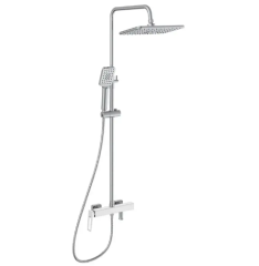 Душевая колонна со смесителем MIXXUS PREMIUM GROG 009-J (БЕЛАЯ) (MI5942)