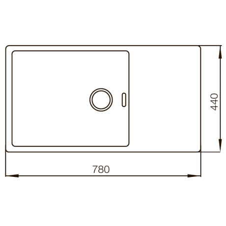 Мийка Mixxus MX7844-200-x1.2-PVD-Gold (MX0563)