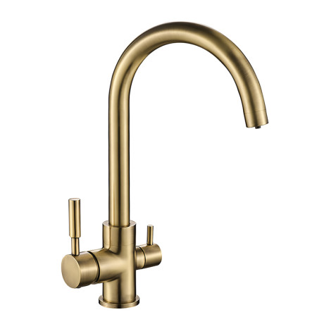 Смеситель для кухни с двумя водой MIXXUS PREMIUM MAFIN 021 (BRONZE) (MI5932)