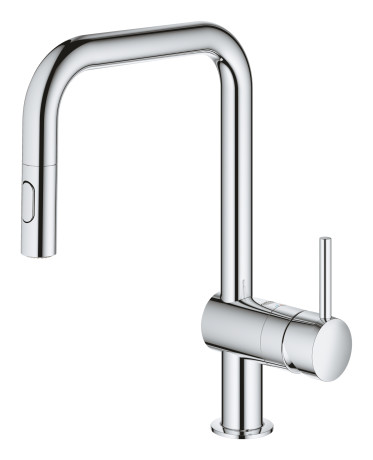 Змішувач для кухні з висувним виливом Grohe Minta (32322002)