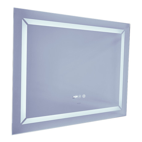 Дзеркало Mixxus Light MR01-90x70 (годинник, LED-підсвічування, антизапотівання) (MI5999)