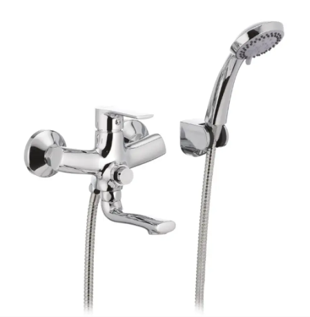 Смеситель для ванны MIXXUS PREMIUM PUSH Chr-009 (пер. кнопка) (MI1664)