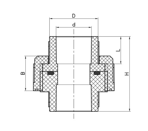 Муфта роз'ємна універсальна Koer K0268.PRO 20 PPR (KP2912)