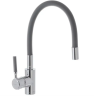 Смеситель для кухни с силиконовым носиком MIXXUS PREMIUM RIO 011 Grey (MI5816)