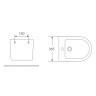Біде підвісне Mixxus Premium Bevel-0501 515x360x345mm (MP6475)