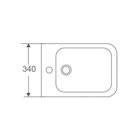Біде підвісне Mixxus Premium Quadro-0501 485x345x325mm (MP6459)