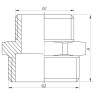 Ніпель редукційний 1-1 / 4 "x2" Koer KF.N1220 (KF0046)