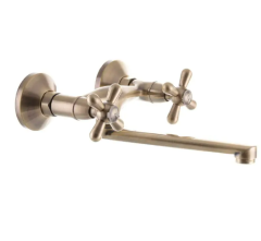 Смеситель для кухни HAIBA DOMINOX 361 бронза (HB0092)