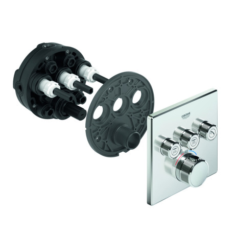 Термостат прихованого монтажу на 3 споживача Grohe Grohtherm SmartControl (29126000)