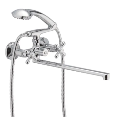Смеситель для ванны Haiba DOMINOX 140 с полнооборотной кран буксой (HB0945)
