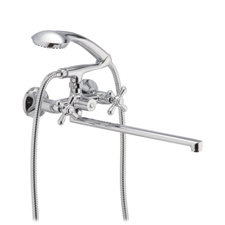Смеситель для ванны Haiba DOMINOX 140 с полнооборотной кран буксой (HB0945)