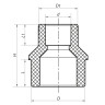 Муфта редукційна Нb 32x25 PPR Koer K0058.PRO (KP0068)