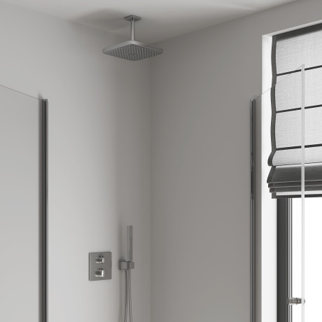 Верхній душ з стельовим кронштейном Grohe Tempesta Cube (26688000)
