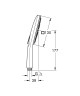 Ручний душ, 3 режими струменю Grohe Rainshower SmartActive (26550000)