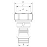 Євроконус 3/4"x16 KOER KR.1151 (KR2688)