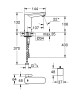 Змішувач для раковини з сенсорним керуванням Grohe Eurosmart CE (36327001)